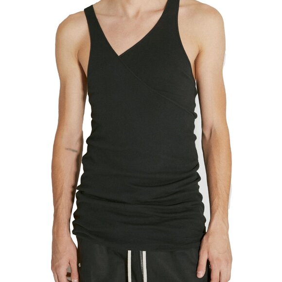 Rick Owens Drkshdw Double Ziggy Banana Tank Top - Picture 1 of 7